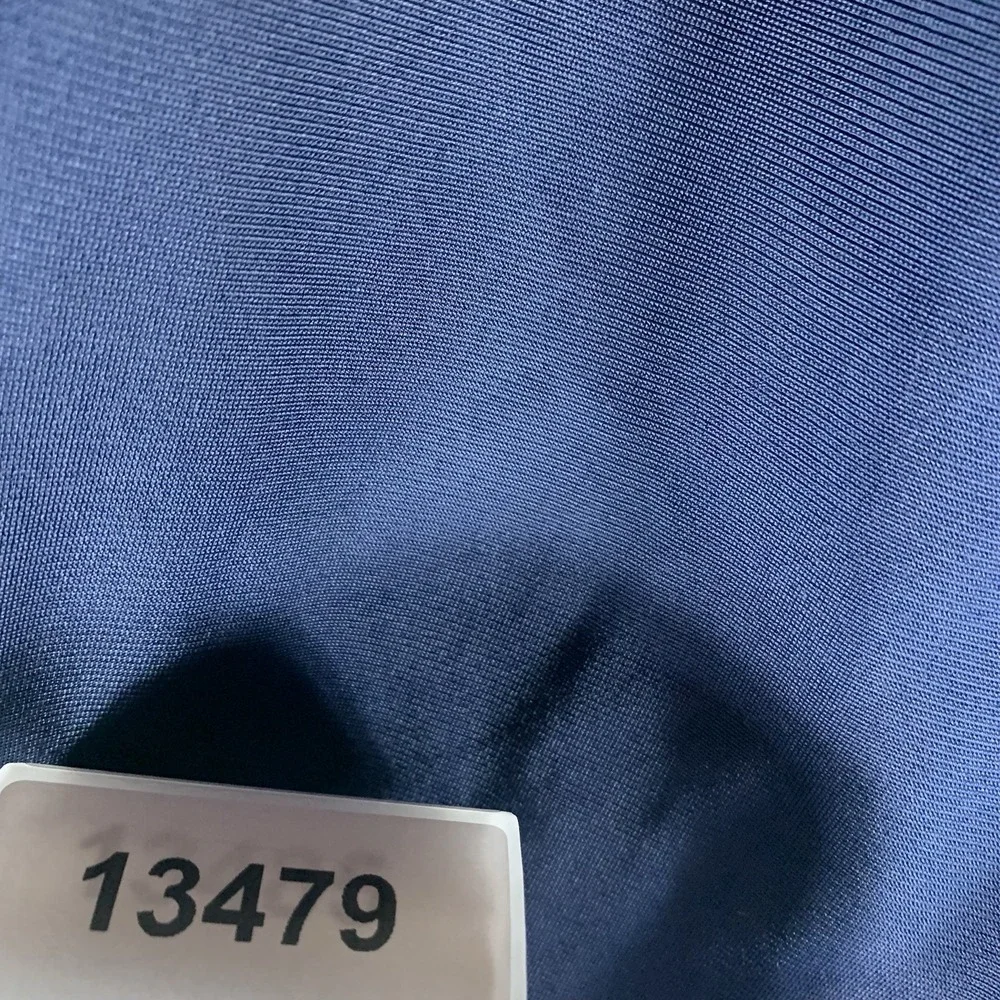 Reebok Women's Track Pants XL Navy Blue Rraining BV Tricot Pockets Wide‎ Leg - Picture 10 of 10